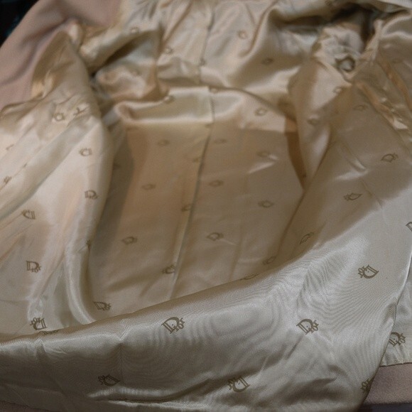 Dior Cream Vintage Felted Wool Skirt Suit 12 - Picture 8 of 16